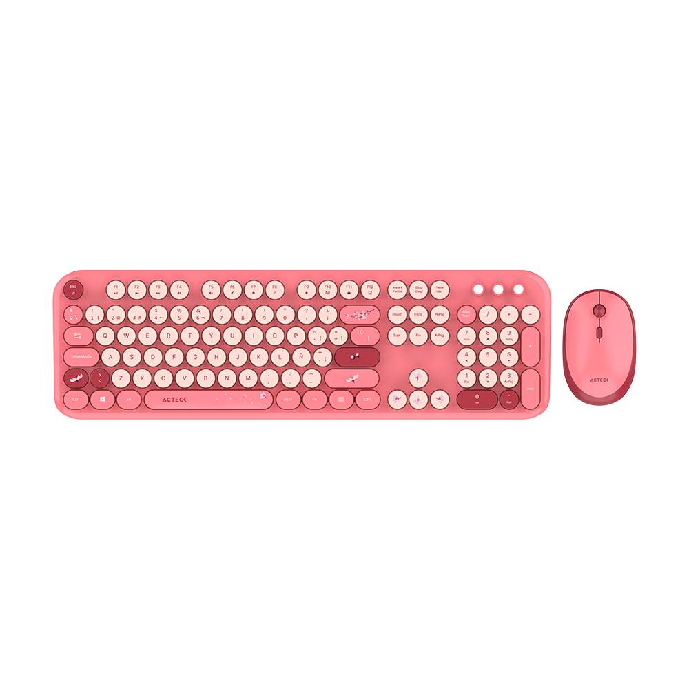 Kit Teclado y mouse Inalámbricos 2.4hz Creator Chic K-Colors MK485 Advanced Series Teclado Inalambrico Dongle 2.4Mhz - Kit Teclado y mouse Inalámbricos 2.4hz Creator Chic K-Colors MK485 Advanced Series Teclado Inalambrico Dongle 2.4Mhz -